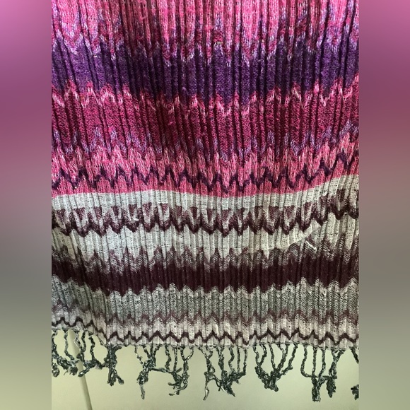 VGC vintage confetti vs zigzag space dye like scarf - Picture 8 of 14